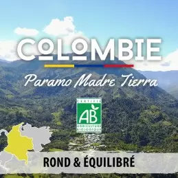 Colombie - Paramo Madre Tierra BIO - café en grain | Rond & Équilibré